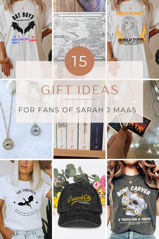 15 Gift ideas for SARAH J MAAS Fans - Impress your bookish friends with a unique bookish gift - Ink and Stories