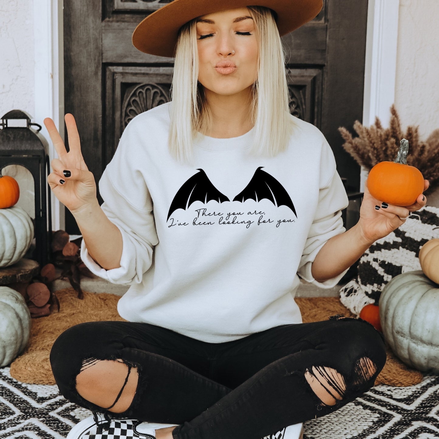 There you are Rhysand White Sweatshirt