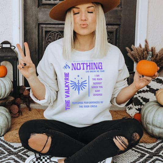 Valkyrie World Tour White Sweatshirt