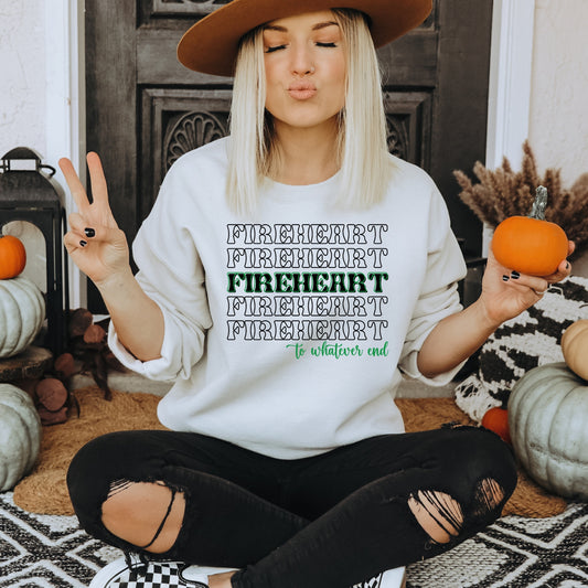 Fireheart White Sweatshirt | Sarah J Maas