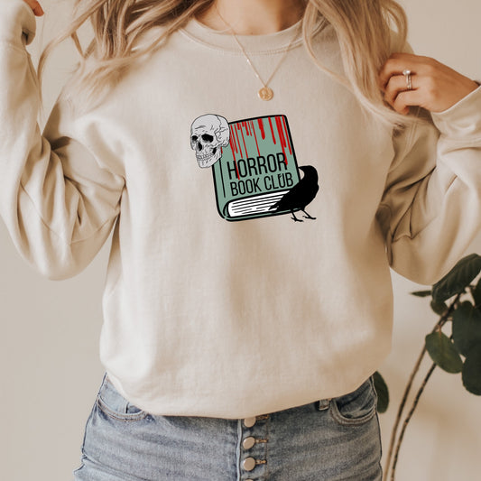 Horror Book Club Sand Classic Sweatshirt