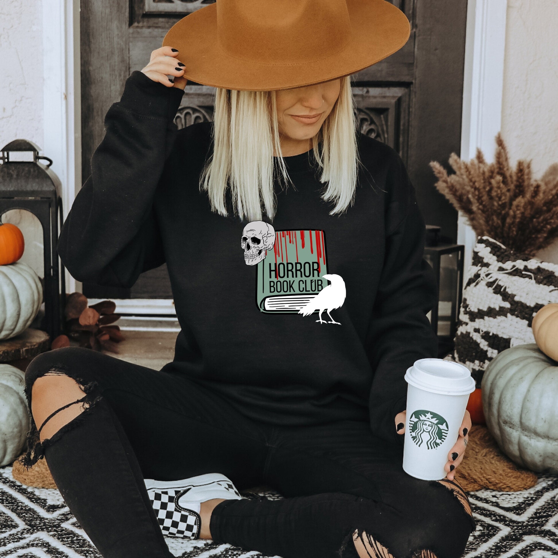 Horror Book Club Black Classic Sweatshirt