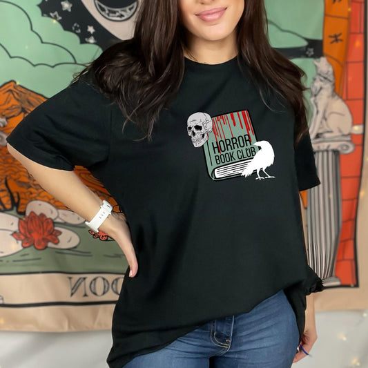 Horror Book Club Comfort Colors Black Classic T-Shirt
