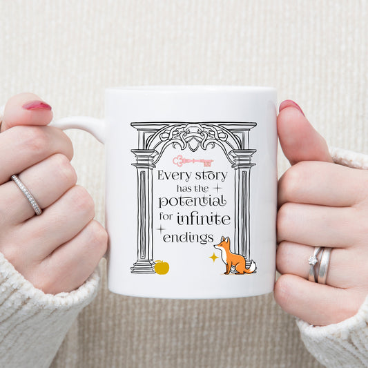 The Valory Arch Mug | Once upon a Broken Heart merch | Ink and Stories bookish merch Australia