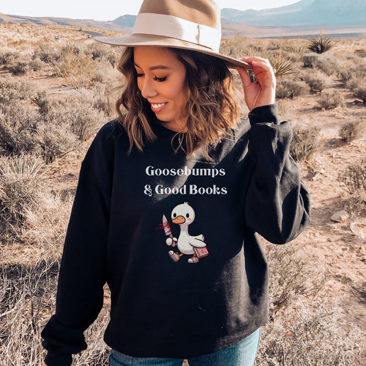 Silly Goose Horror Thriller Sweatshirt | Bookish Merch