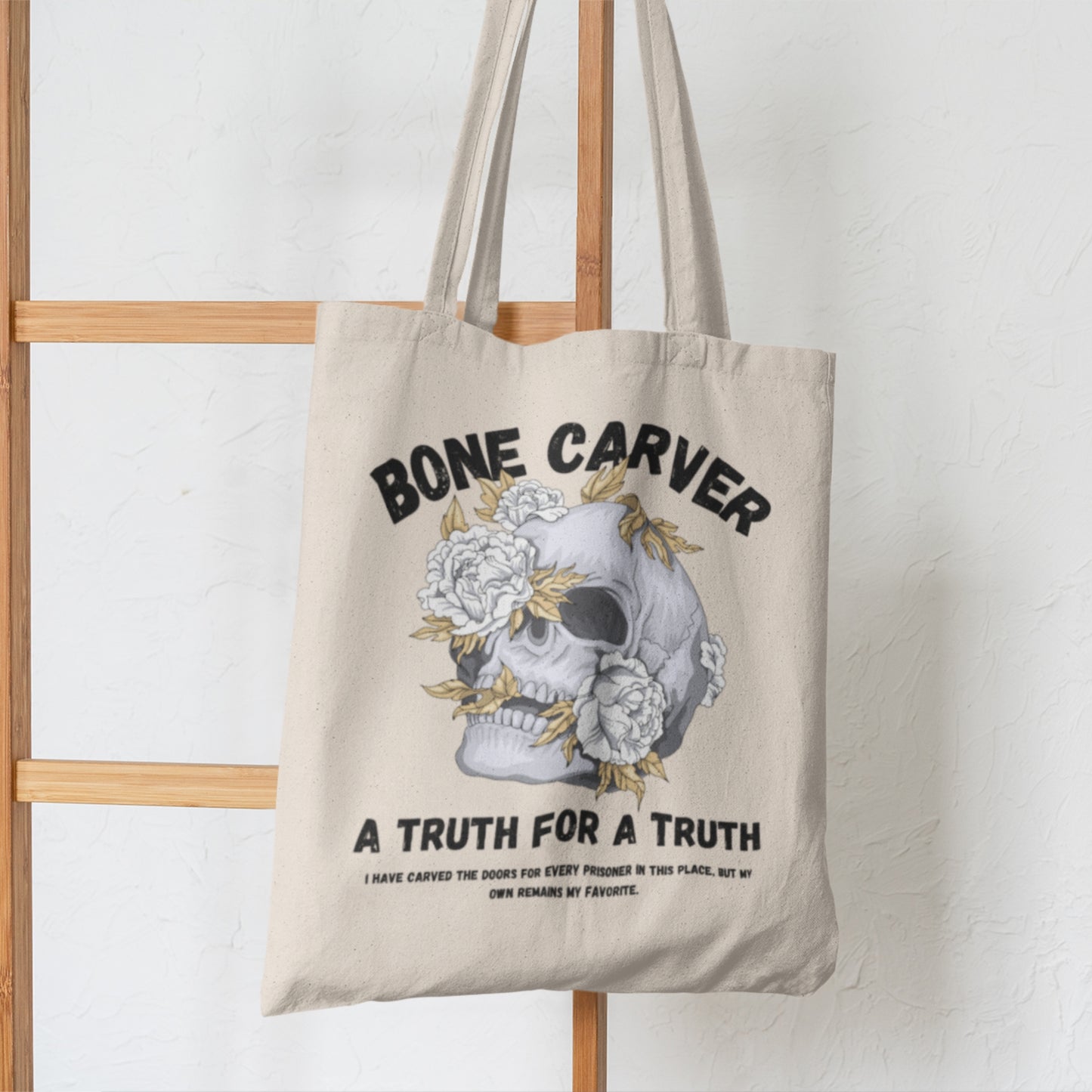 The Bonecarver Tote Bag