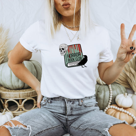 Horror Book Club White Classic T-Shirt