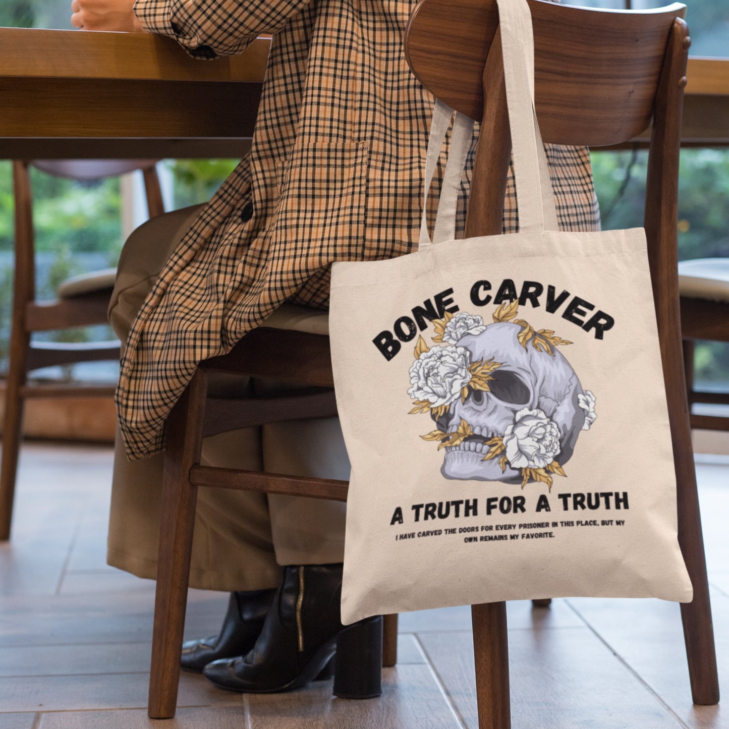 The Bonecarver Tote Bag