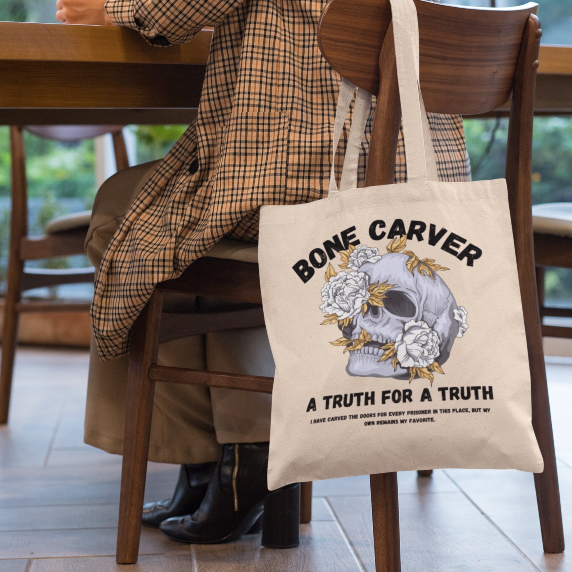 The Bonecarver Tote Bag
