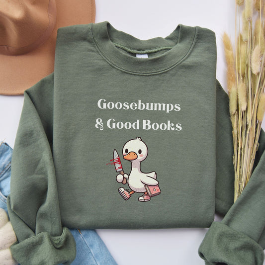 Silly Goose Horror Thriller Sweatshirt | Bookish Merch