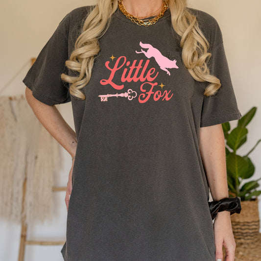 Little Fox Pepper Comfort Colors T-Shirt | Once upon a Broken Heart merch