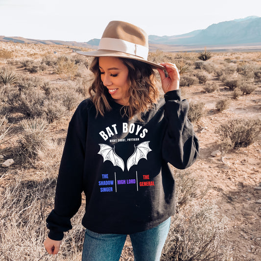 ACOTAR Bat Boys Band Black Sweatshirt