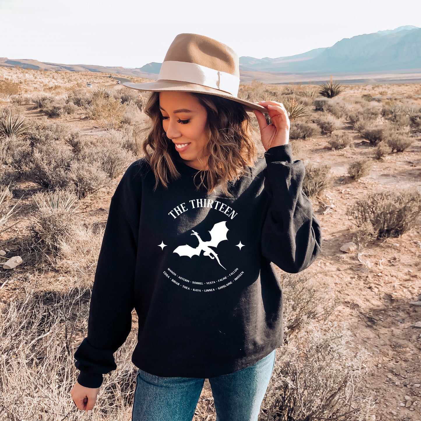 The Thirteen Black Sweatshirt