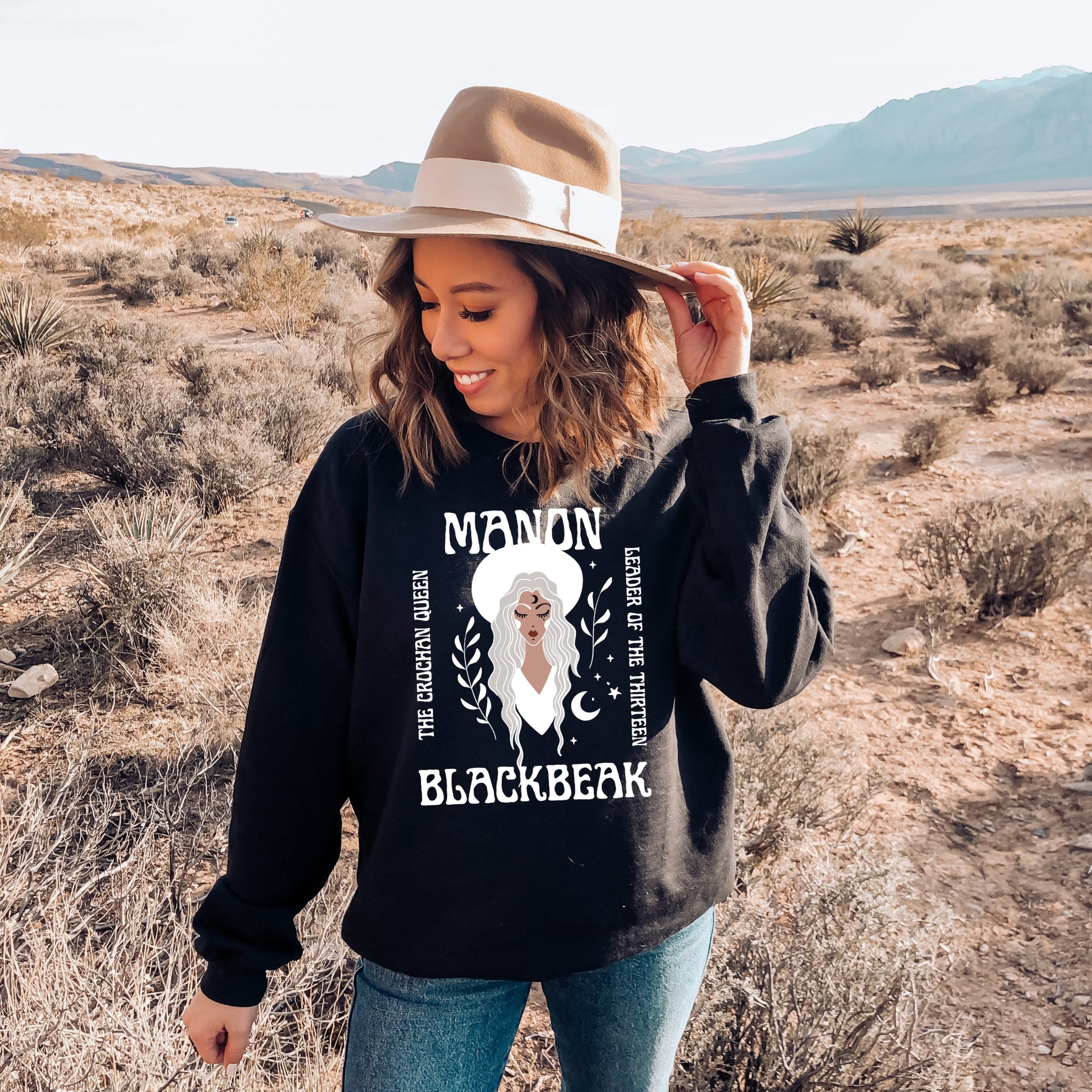 Manon Blackbeak Black Sweatshirt