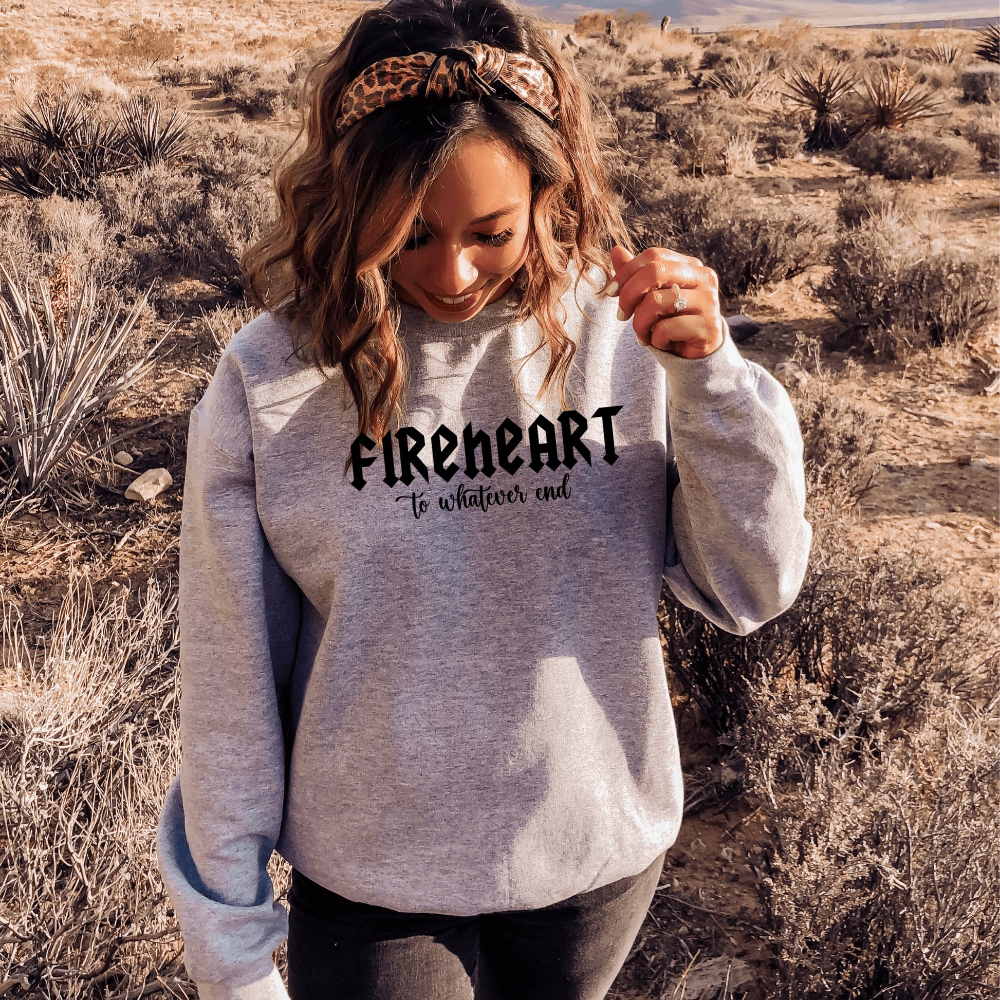 Fireheart Rock Tour Grey Sweatshirt