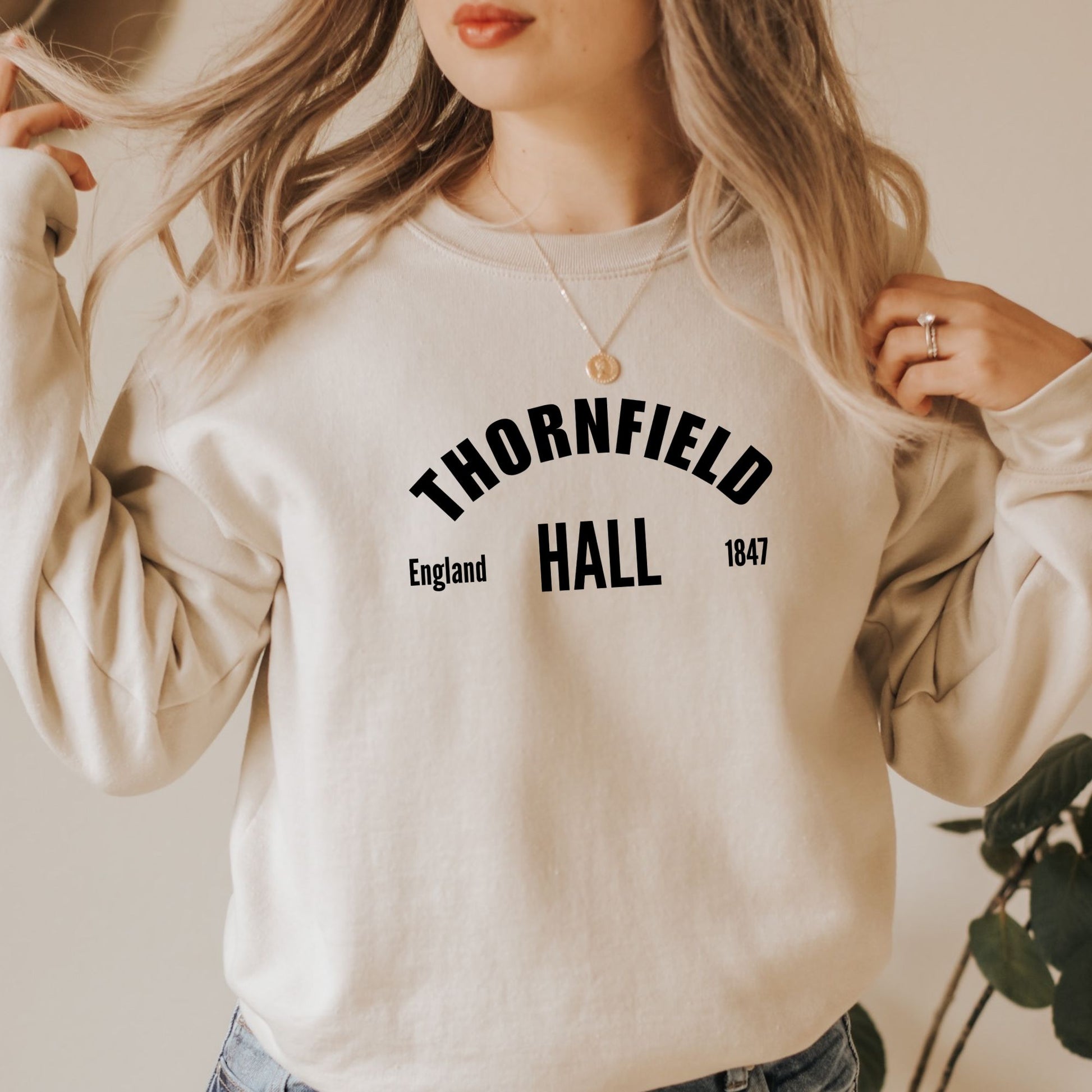 Thornfield Hall Sand Sweatshirt | Jane Eyre | Starlit Prose Bookish merch