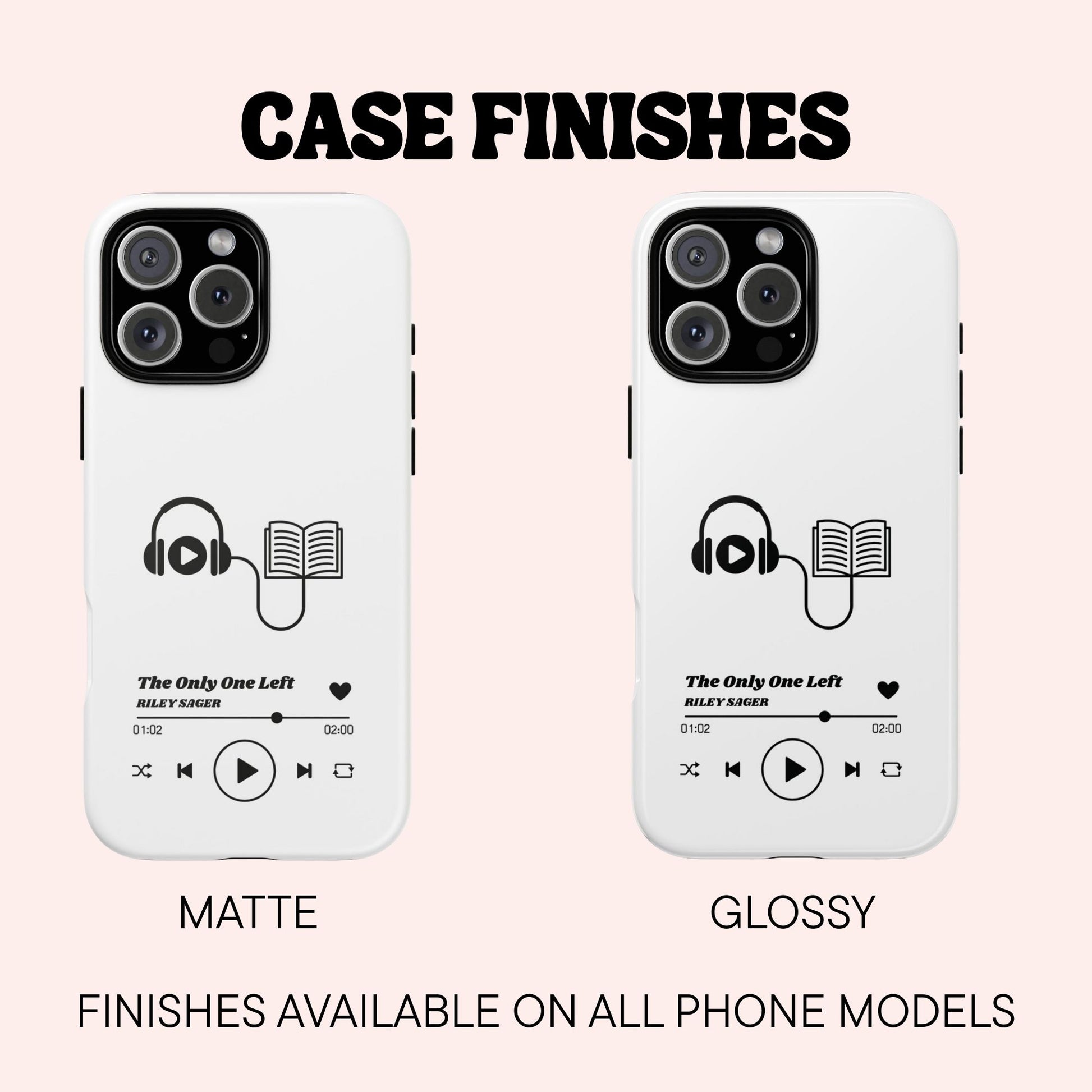 Case Finish options