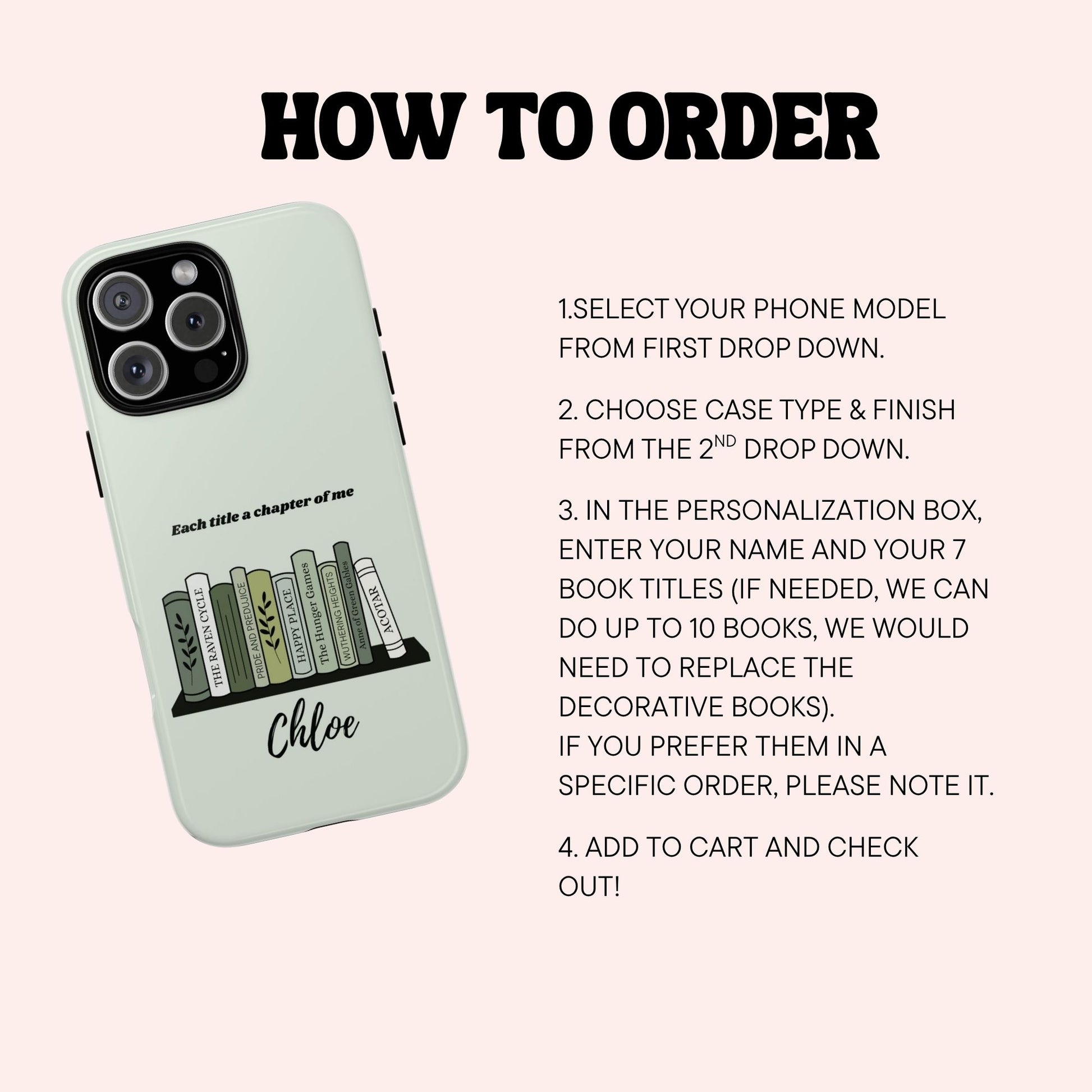 How to order instruction page