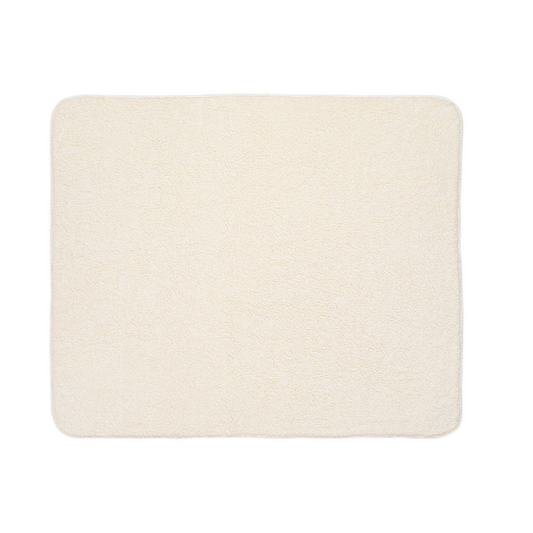 The back of the Fleece Sherpa DCC blanket, showing the Sherpa underside.