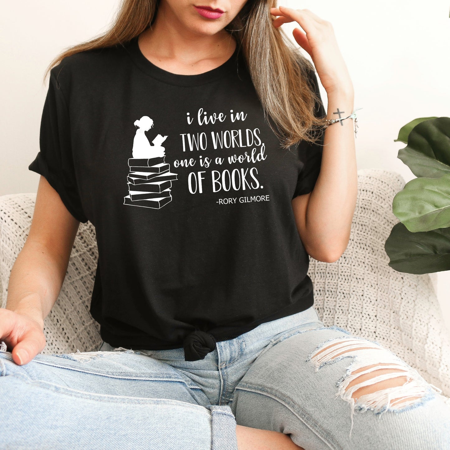 Rory Book quote Black Shirt