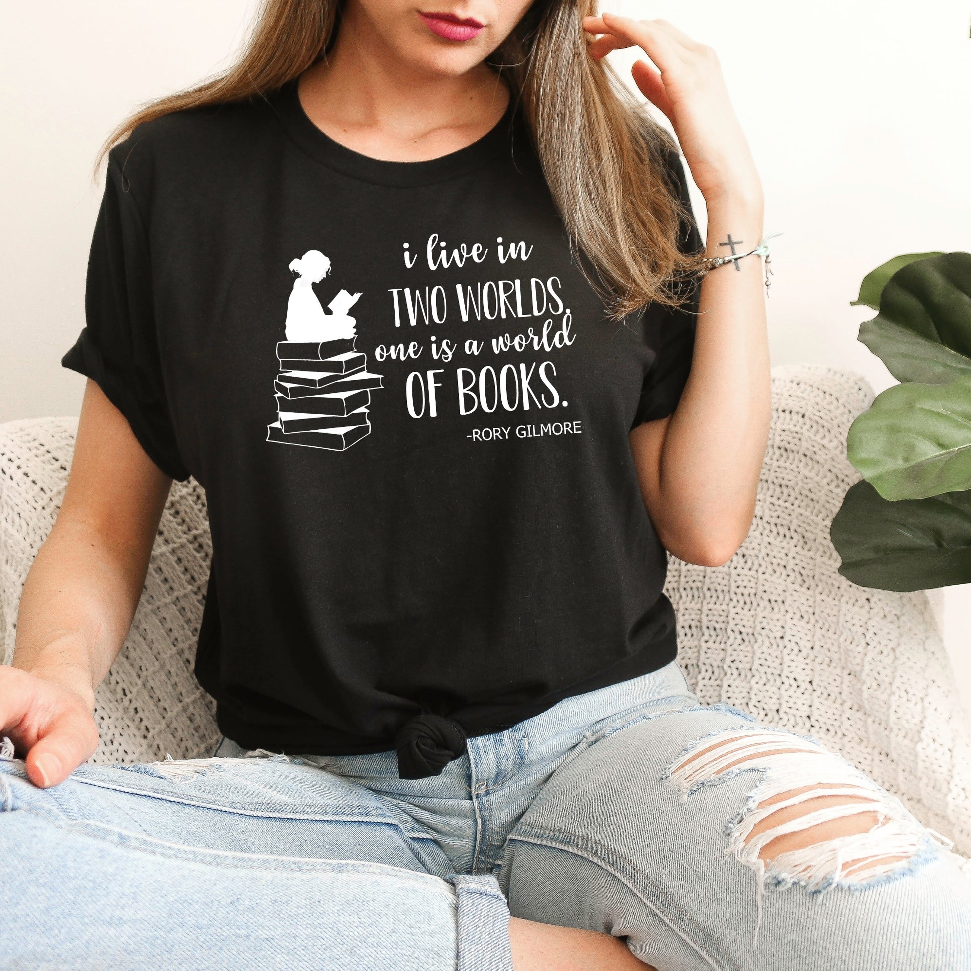 Rory Book quote Black Shirt