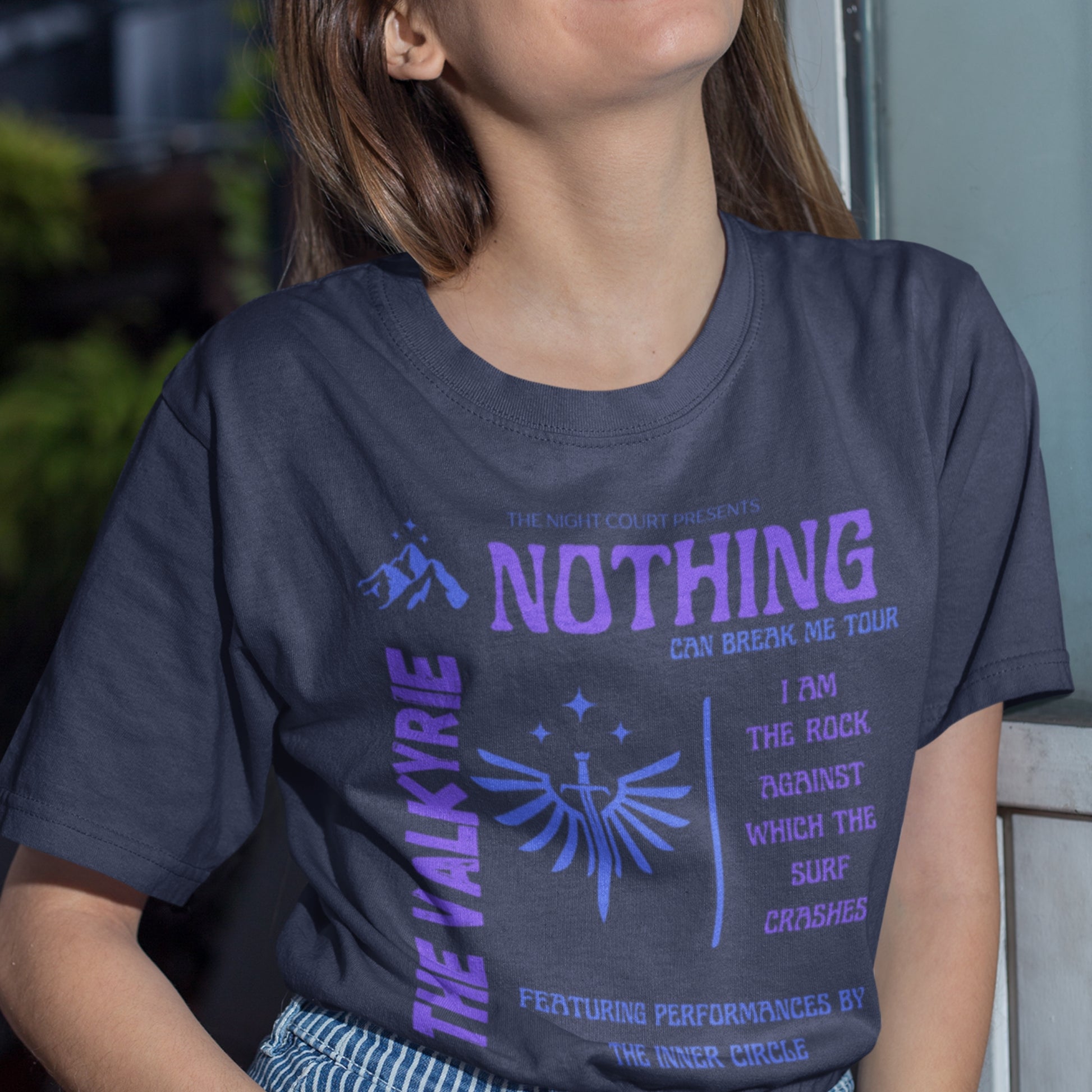 Valkyrie World Tour Navy T-Shirt Ink & Stories