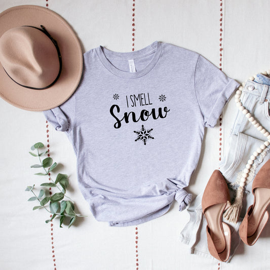 I smell snow Gilmore Girls Grey T-Shirt