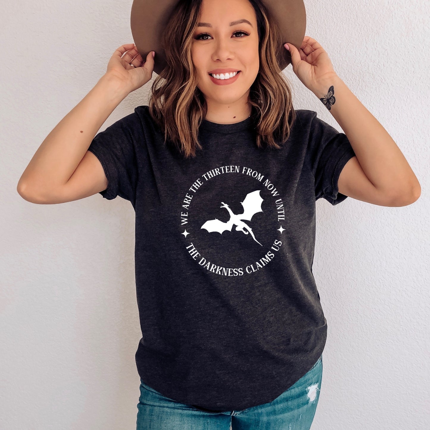 We are the Thirteen quote T-Shirt Dark Grey Heather Ink & Stories