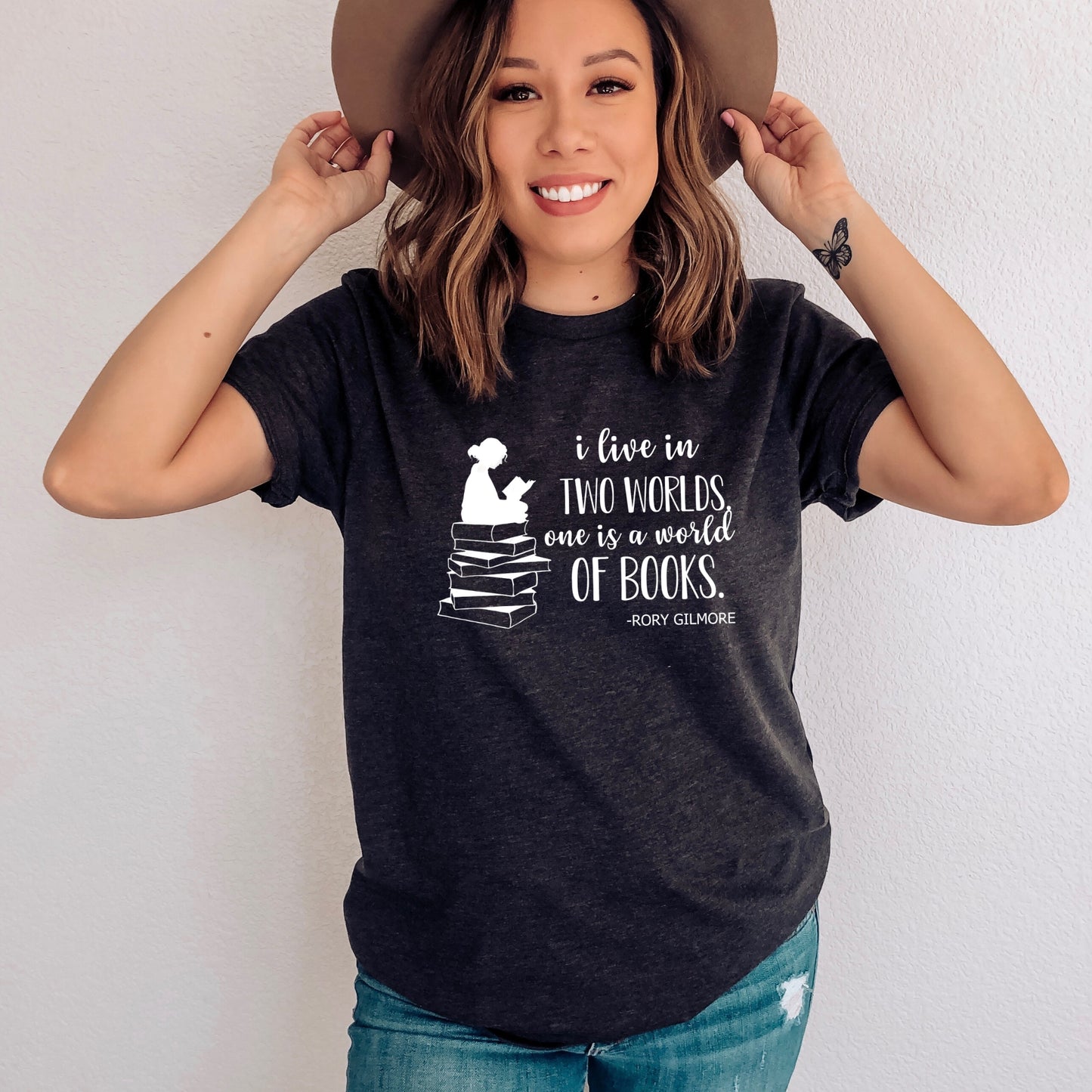 Rory Book quote Dark Grey Heather Shirt