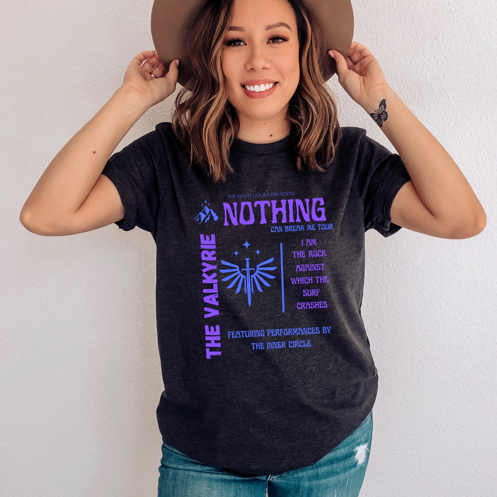 Valkyrie World Tour Dark Grey Heather T-Shirt Ink & Stories