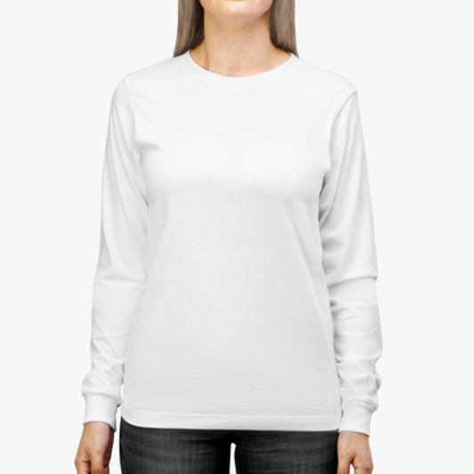 Custom Long Sleeve White T-Shirt