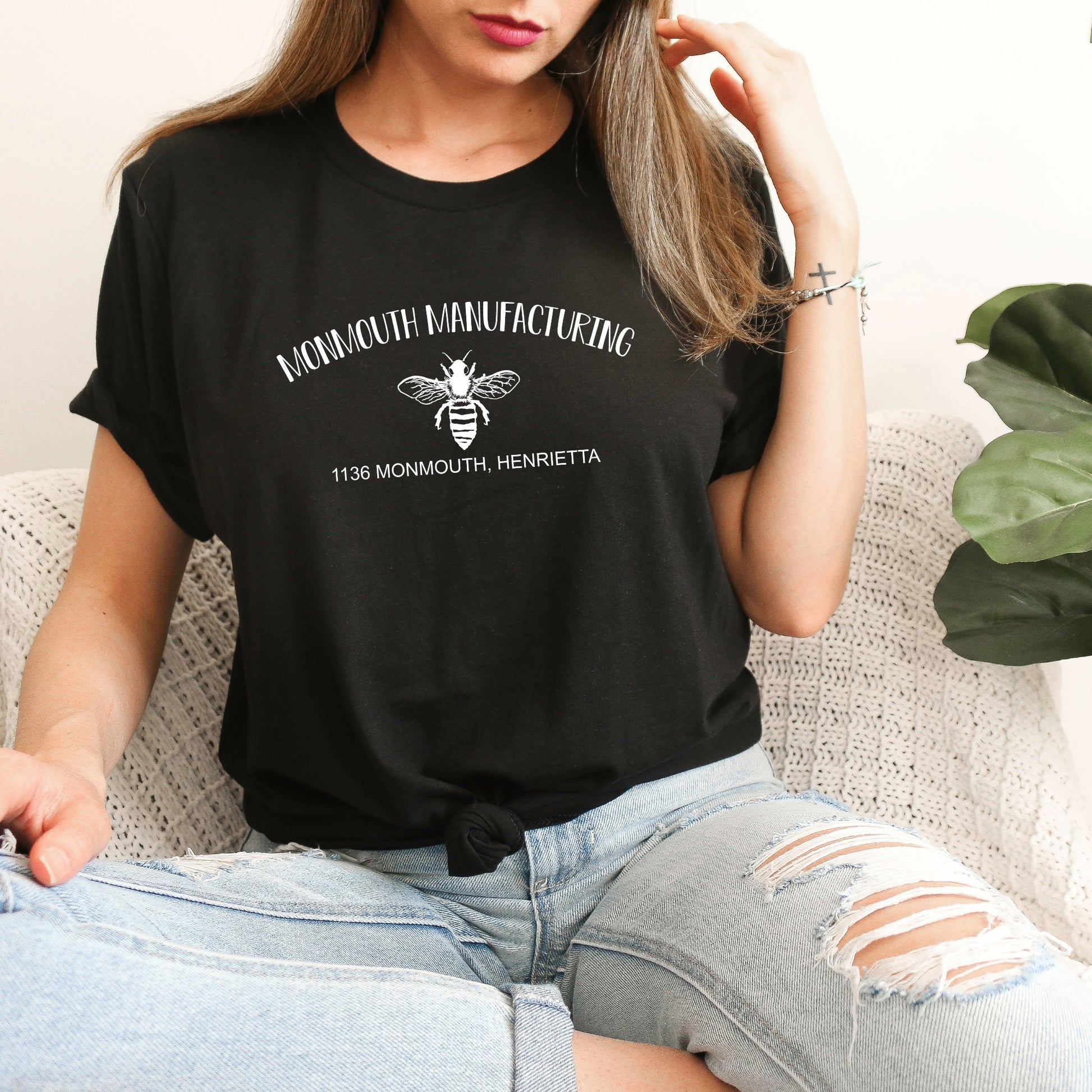 Monmouth Manufacturing  Black Tshirt