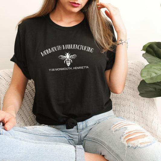 Monmouth Manufacturing  Black Tshirt