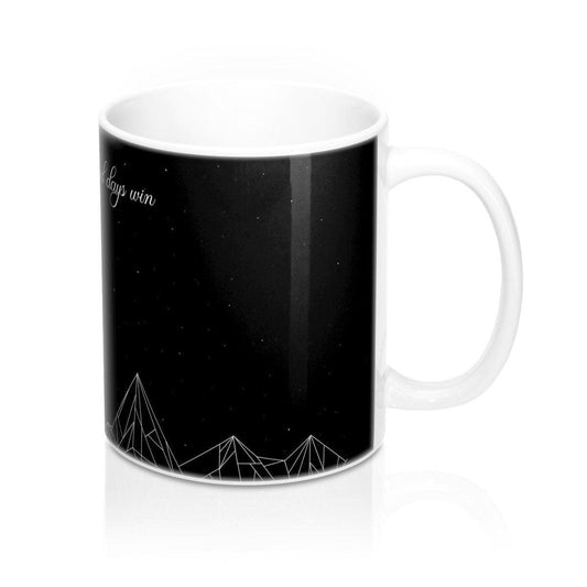 Don't let the hard days win Mug mockup Ink and STories