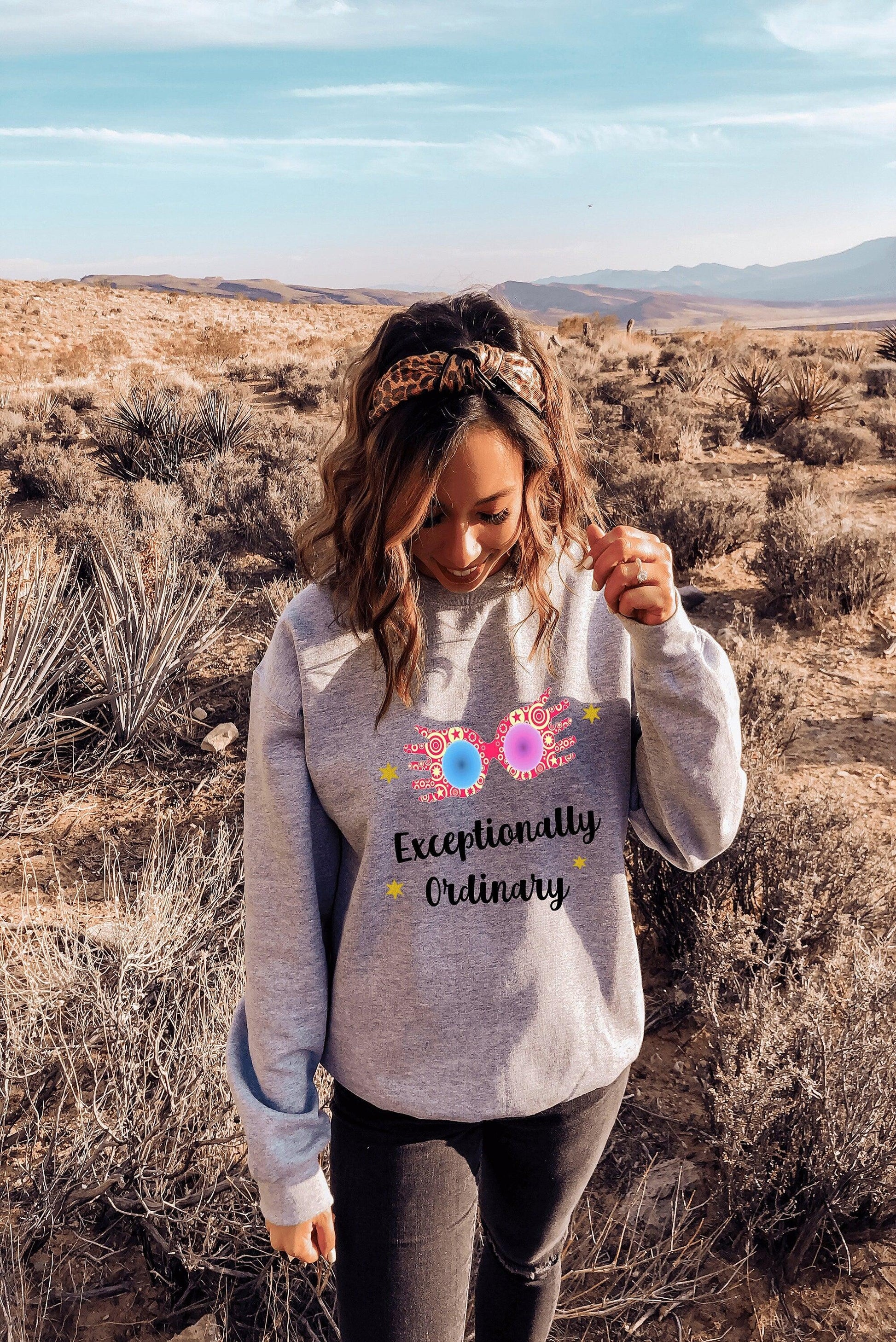 HP Luna Sweatshirt | Exceptionally Ordinary | Bookish Gift - Ink and Stories