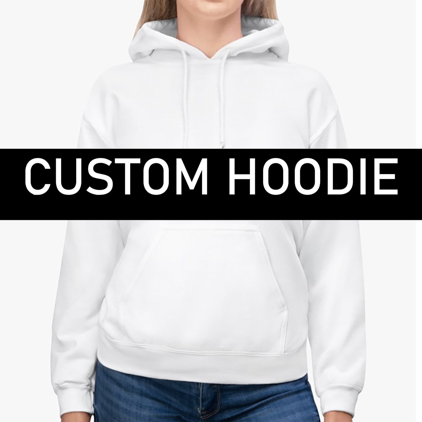 Custom White Hoodie Ink and Stories