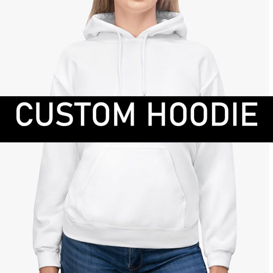 Custom White Hoodie