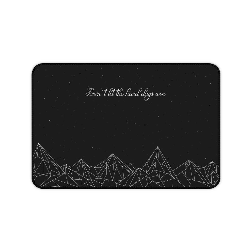 Velaris ACOTAR Desk Mat | Don't let the hard days win | Sarah J Maas | Bookish Office Decor -Starlit Prose
