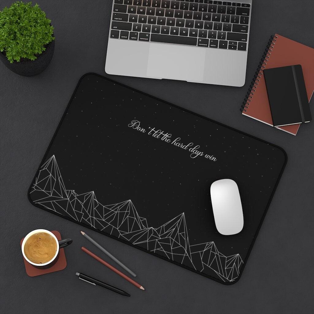 Velaris ACOTAR Desk Mat | Don't let the hard days win | Sarah J Maas | Bookish Office Decor - Ink and Stories