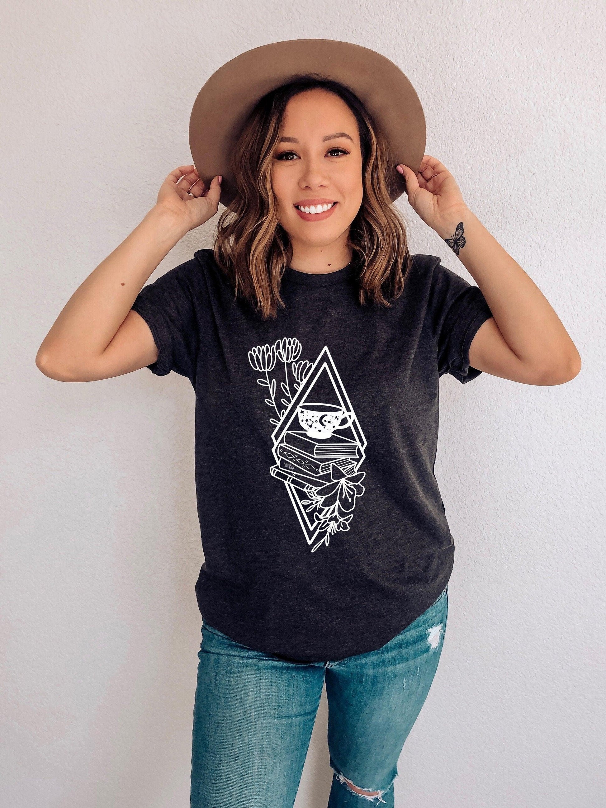 Bookish T-Shirt Dark Grey Heather