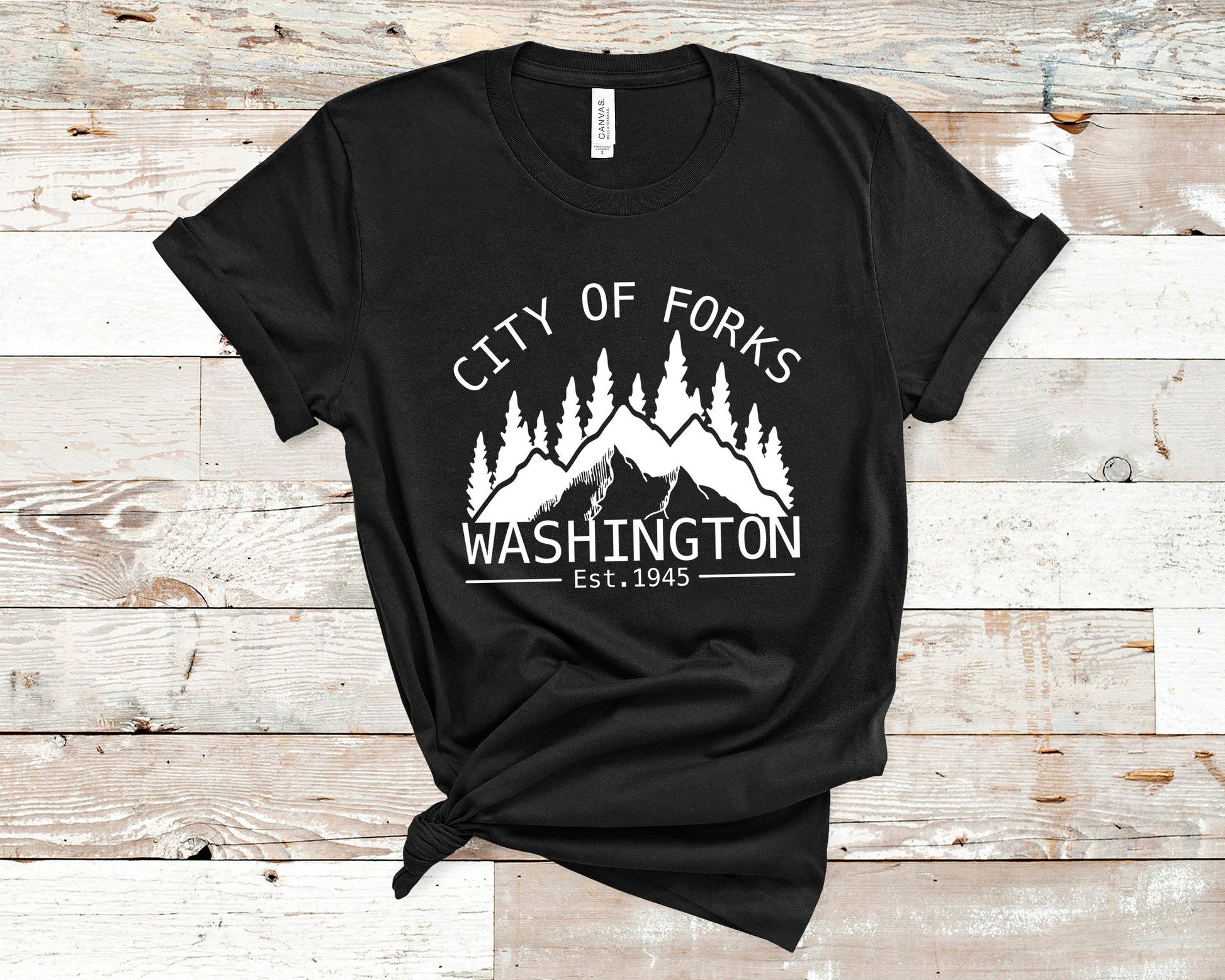 Twilight City of Forks T-Shirt | Fictional Locations | Bookish Gift - Ink and Stories