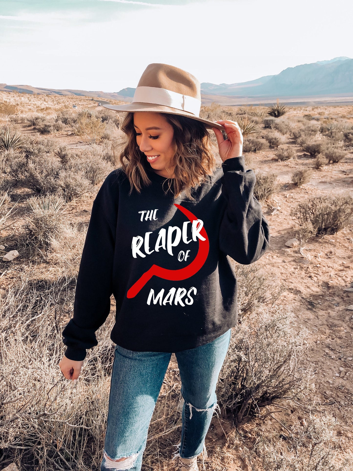 Red Rising Reaper of Mars Sweatshirt | Pierce Brown - Ink and Stories