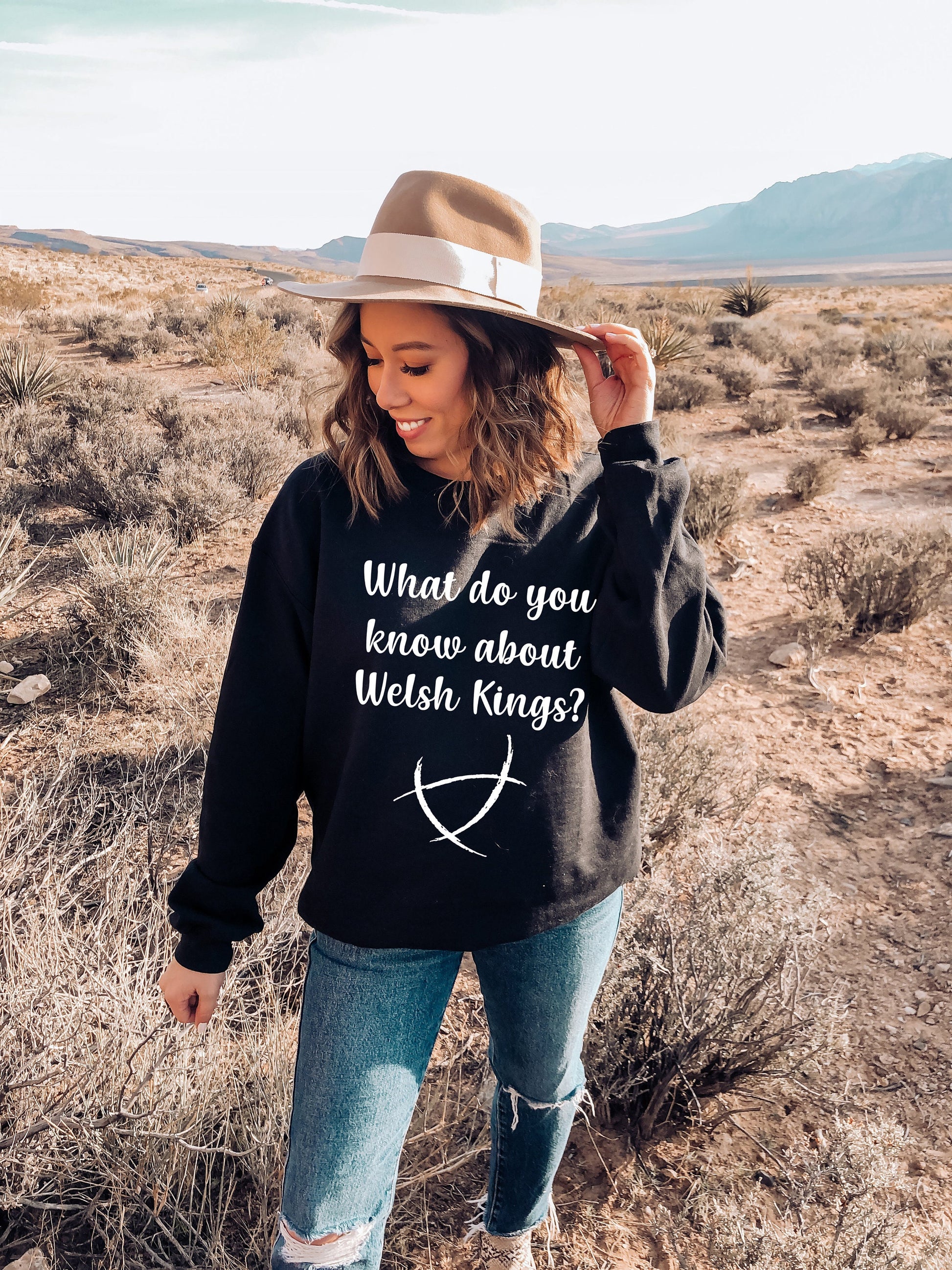 Welsh Kings black 12 sweatshirt ink and stories