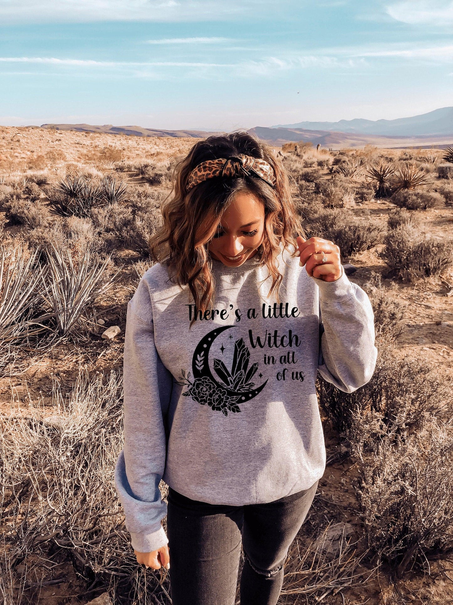 Practical Magic grey sweatshirt Ink and Stories