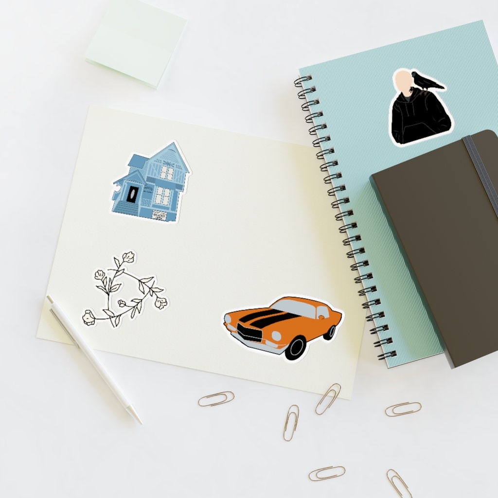 The Raven Cycle Sticker Sheet | Raven Boys - Ink and Stories