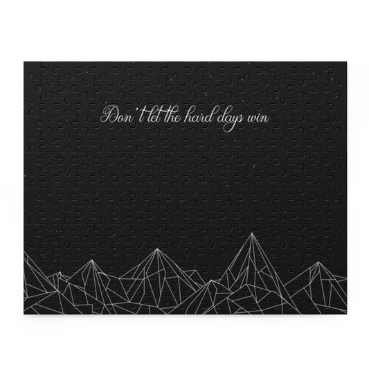 Don't let the hard days win puzzle Starlit Prose