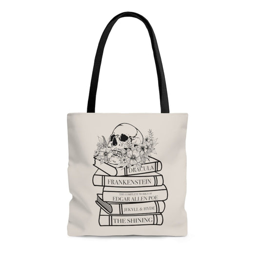Horror novels tote bag mock up Ink and Stories 2