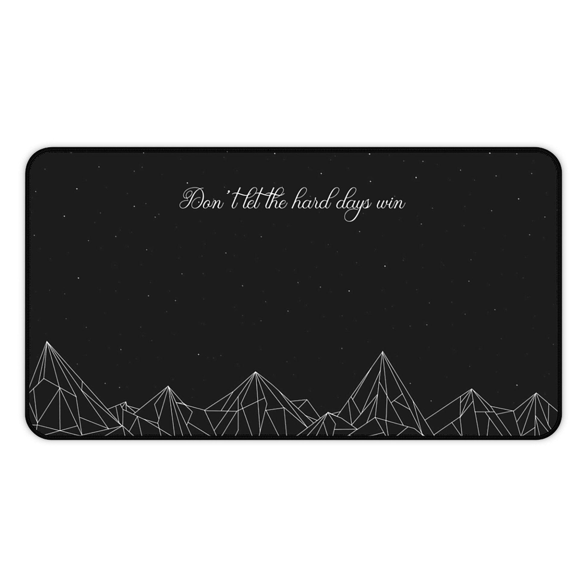 Velaris ACOTAR Desk Mat | Don't let the hard days win | Sarah J Maas | Bookish Office Decor -Starlit Prose