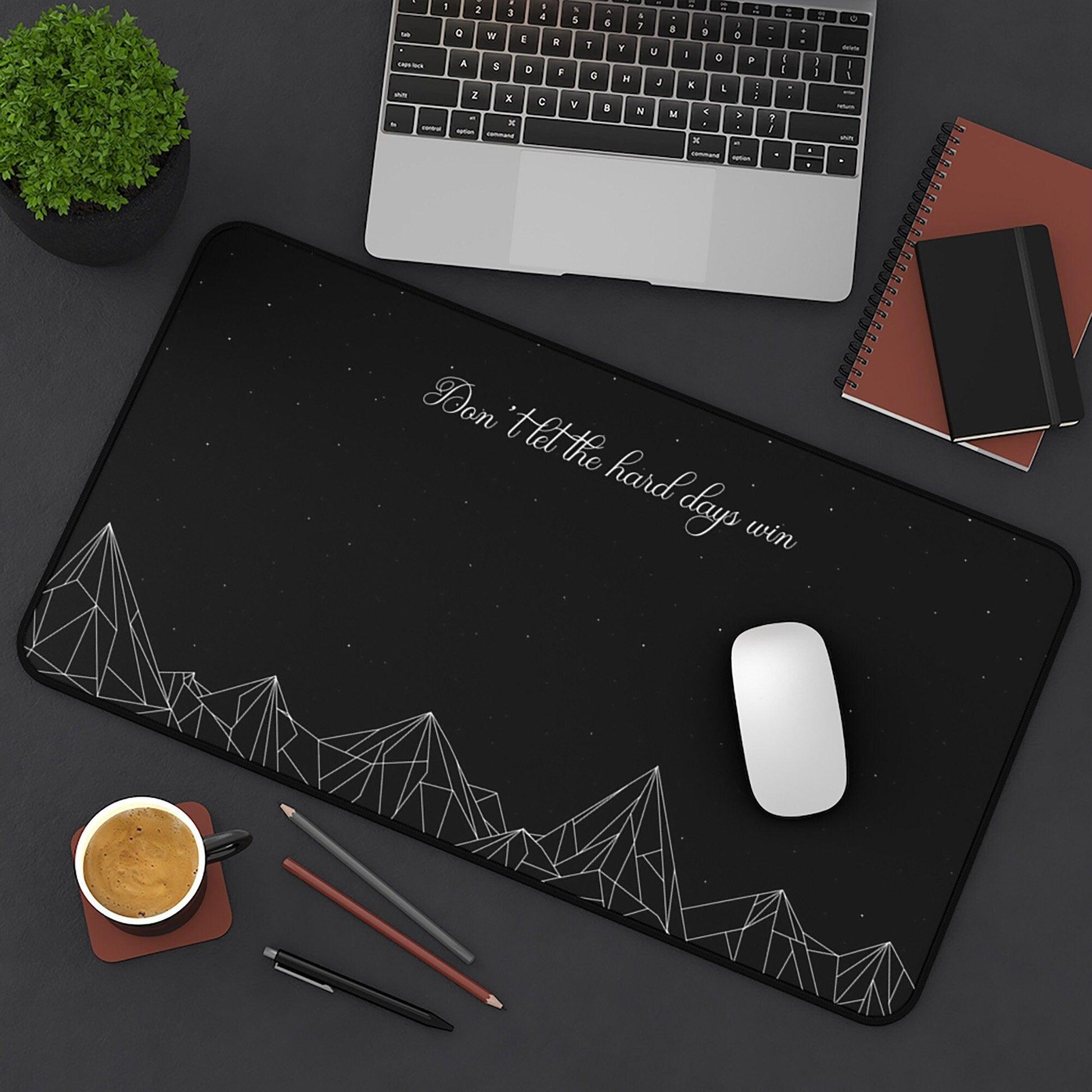 Velaris ACOTAR Desk Mat | Don't let the hard days win | Sarah J Maas | Bookish Office Decor -Starlit Prose