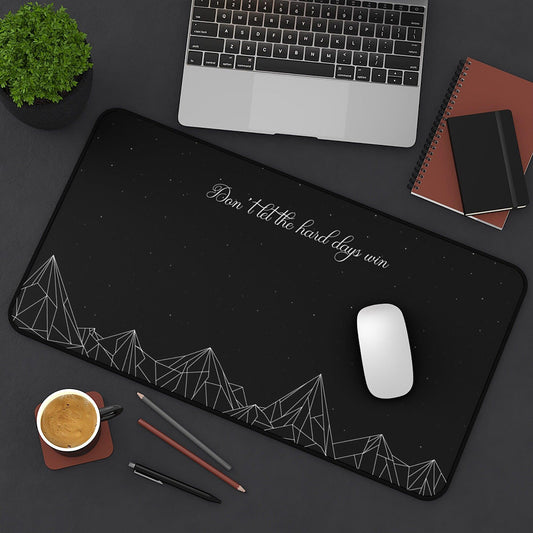 Velaris ACOTAR Desk Mat | Don't let the hard days win | Sarah J Maas | Bookish Office Decor -Starlit Prose
